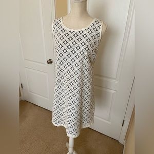 APT. 9 White and Black Overlay Dress Size XL